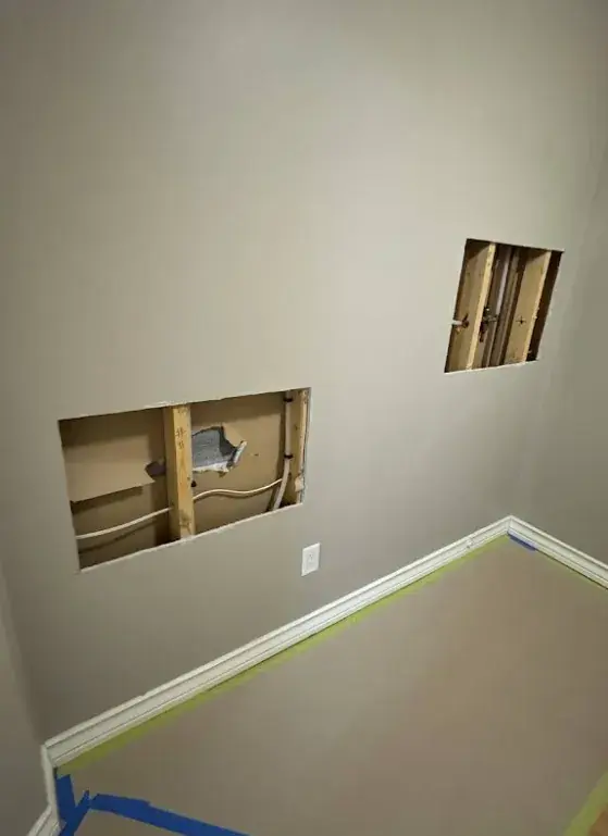 Drywall Repair - Calgary painting services by Chamos Painting